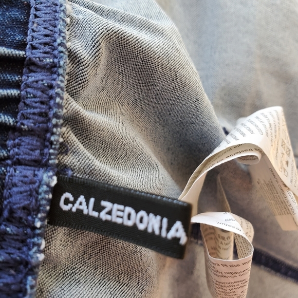 Calzedonia High Waisted Skinny Blue Denim Pants Jeans Sz M - Picture 8 of 9